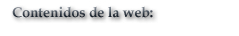 Contenidos de la web